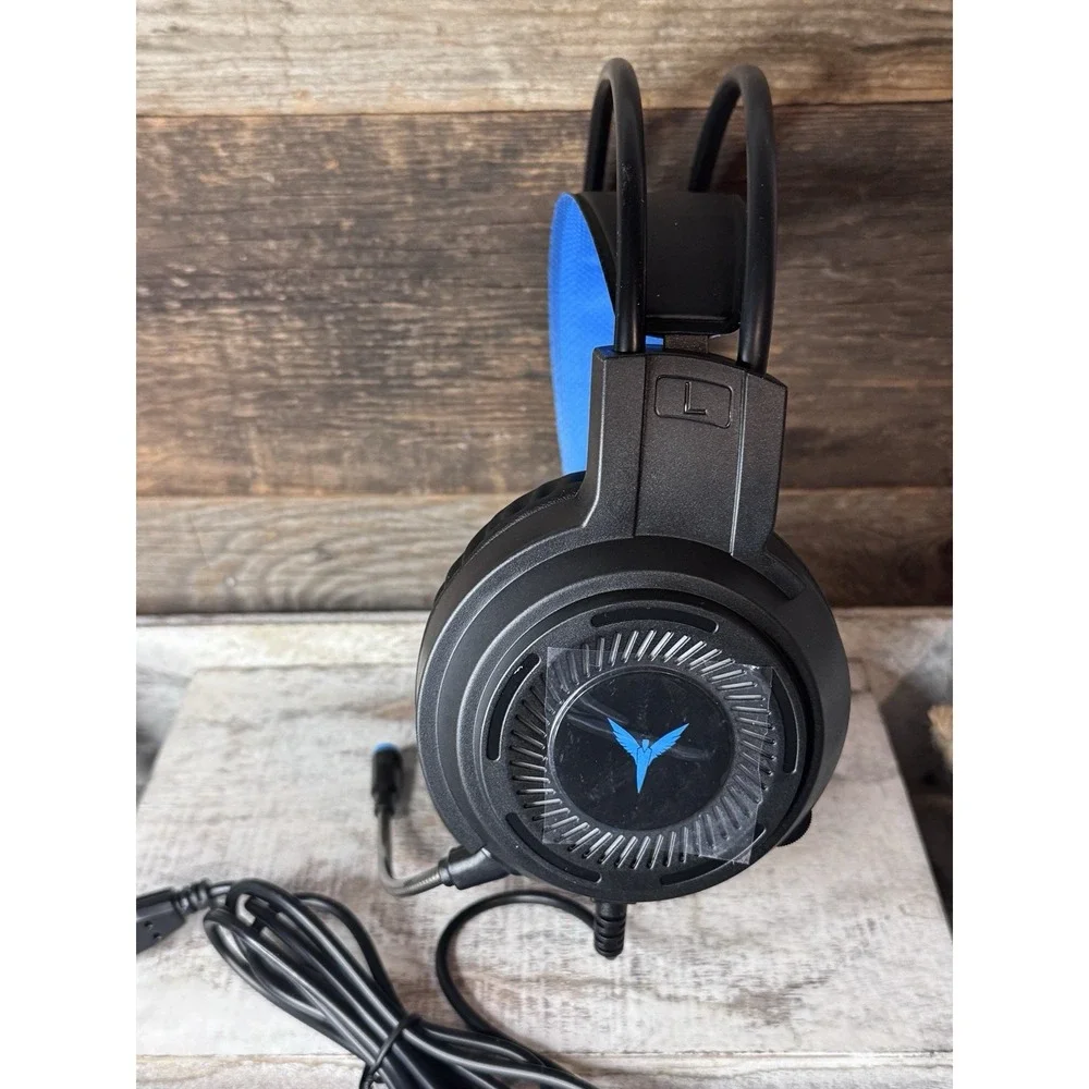 🎧 Pro-Level Gaming Headset Wired w/‎ Mic | LED Lights | Noise Cancel | NEW